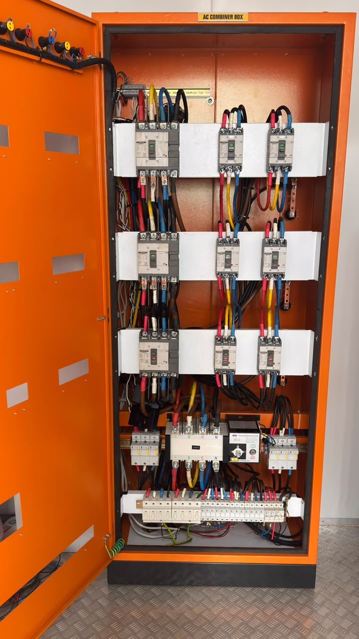 Board wiring and protection detail