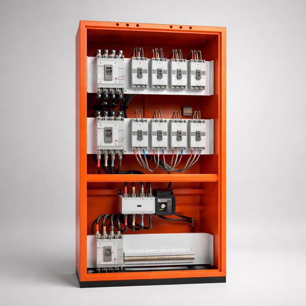 DC combiner panel, factory build